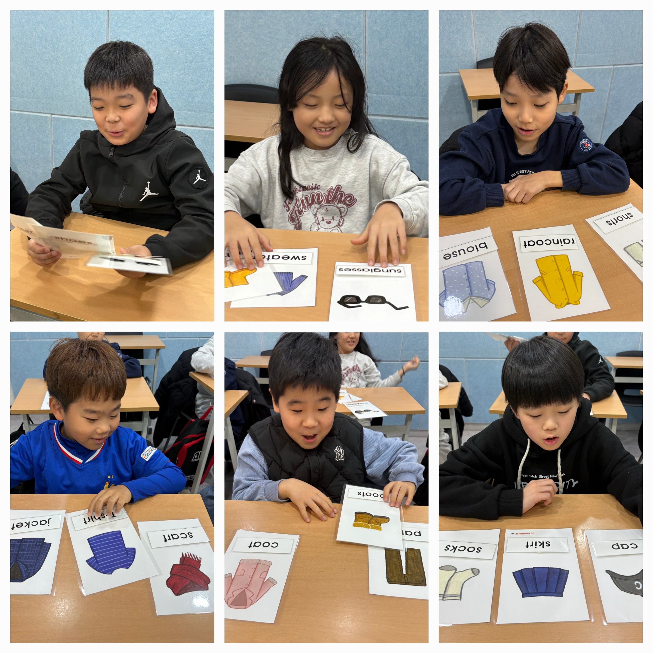 인창동 영어학원 비욘드잉글리쉬 단어 카드 교구 학습